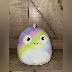 Pre-Owned Squishmallows Honeydew The Rainbow Chameleon • 8”